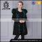 America clothing detachable fur collar long coat