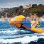 A Large Sideways-E-shaped Summer Towable Water Game Inflatable Flying Fish