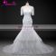 100% Real Photos Custom Made Luxurious Long Train Lace Applique Alibaba Wedding Dress