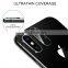 Drop Shipping For iPhone X Rear Camera Lens Protector Tempered Glass Protective Film with Holes