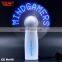 Flash Custom Messages Logo Printing ABS Handle PVC Blade Custom Color LED Mini Flashing Fan