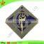 Metal reusable name custom pin badge with your own design