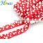 2.5cm width new arrival Fancy Tapes Ribbon With Pearls different colors lace trim fancy tapes ribbon