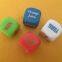 wholease heat printing 16mm round corner plastic acrylic dice/board game dice