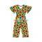 sweet little chicken Cute chick printing pattern Jumpsuit beautiful Girls Daily Wear romper