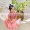 2020 New Girls Dress Patchwork Mesh Fashion Cotton V-Neck Girls Dresses