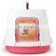 Splash-proof and crack-proof closed cat litter box