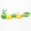 Wholesale snake shape colourful stuffed chew pet dog plush toy squeaky toys