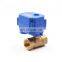 IP67 CWX-15n/q dn15 dn20 mini two way bsp/npt remote control electric motor motorized ball valve for hot water heating