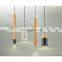 Simple design mordern Chandelier LED Pendant Light wood hanging lamp