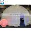 2019 latest hot-sale inflatable clear bubble cube transparent show room with LED