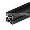 Shengxin China aluminium profiles black aluminium profile anodized black powder coating aluminium profiles