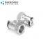 Cornelius Type Keg Ball Lock Post & Poppet Female Thread Gas + Liquid 9/16"-18 Home Brew Stainless