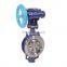 Bundor flanged butterfly valve price PN10/16 triple eccentric triple offset butterfly valve