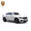 Topca car body suitable for mecedes GLC class X253 coupe carbon fiber front lip diffuser spoiler body kit