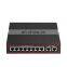 10 Port POE Switch 8 Port 10/100/1000Mbps Ethernet POE With 2 Gigabit Uplink the Best Price