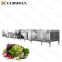 Industrial  Sweet Potato Tomato Vegetable Bubble Cleaning Machine Cucumber Strawberry Apple Industrial Fruit Washing Machine