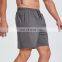 custom high quality cheap nylon plus size men's solid color running shorts 2021