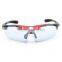 Hot selling promotional glasses UV400 removeable 5 lens cycling sunglasses with strap