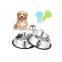 16cm ceramic bamboo fiber non slip anti asphyxia portable travel ceramic aluminium melamine smart cat dog pet bowl