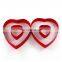 Hot sale chocolate package heart shape special design best for gift chocolate macaroon box