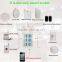 2200W 6-sockets Smart WiFi Power Strip with Home Alarm Function Compatible with 16PCS 315MHz OR 433MHz Wireless External Sensors