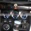 Suitable for 17-20 Subaru BRZ/Toyota 86 air conditioning rear view adjustment knob cover alloy blue 4-piece set
