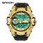 Sanda 6015 New Functional LED Electronic Watch Digital Analog Waterproof Sports digital watch band