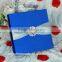 Ideal Products 2015 Wholesale Silk Invitation Boxes with Ribbon and Buckle