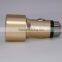 Two interfaced USB car vehicle charger with PVC blister gift box mobile accessories