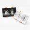 LED Ceiling Light GU10 Die-cast Aluminum Adjustable Angle Antiglare Spotlight Recessed Three Head LED Downlight
