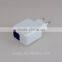 EU plug portable travel charger dual usb for mobile phone