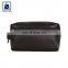 Matching Stitching Anthracite Fitting Zipper Closure Type Unisex Genuine Leather Toiletry Bag