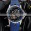 Luxury Men's Mechanical Watch Tourbillon Movement Carbon Fiber Skeleton Tourbillon Watch