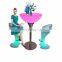 Wireless Battery Rechargeable Furniture/high Quality Furniture Set New Design PopRohsar Furniture Glowing Cocktail Table