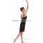 Lyrical Ballet Performance Dress Sleeveless Sexy Leotard with Elastic Mesh Skirt