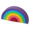 Wholesale Baby Silicone Stacking Toy Safe Silicone Rainbow Teether straw