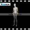 full body egg head fiberglass male mannequin with flexible wooden arms flexible mannequin