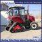 1404 tractor modified with rubber track, half chain rail, mud leveling, stable and reliable