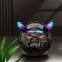 Blue Tooth 5.0 Speaker With LED Digital Alarm Clock Music Player Wireless Ball Shape Clock Speaker Mini Speaker