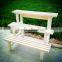 Flower displaying 3 layer solid wood foldable garden rac