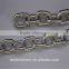 welded industrial decorative small link chain