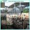 1200 standard high steel black powder coated flat top residential fence