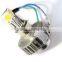 360degree three luminous DC 12V 18W long time use life LED headlight for universal motorcycle