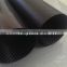High quality and large diameter buy carbon fiber tube flexible 100mm with 3k weave surface finish
