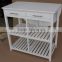 white foldable kitchen table