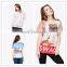 2015 top hot latest fashion women custom Fitted High Quality New Style blank t-shirt dress