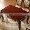 Antique Indian Wooden Inlay Dining Room Furniture 6 Person Marble Wooden Top Laminted Table