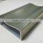 Aluminum profiles with champagne brush finish