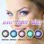 Carnival party colored contact lenses 14.5 mm diameter 0.13 mm slim wholesale eye contact lenses with power or plano